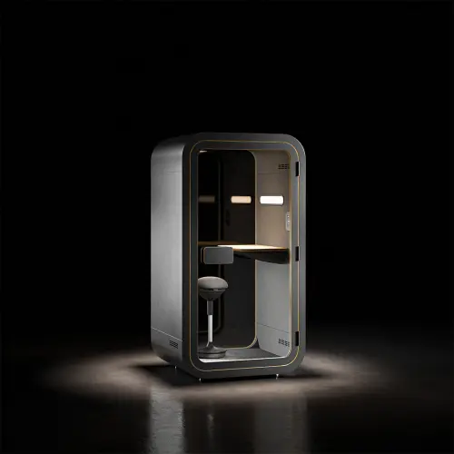 ACOUSTIC SPACE 120, akustický box 2200x1200x990 mm, černá/černá